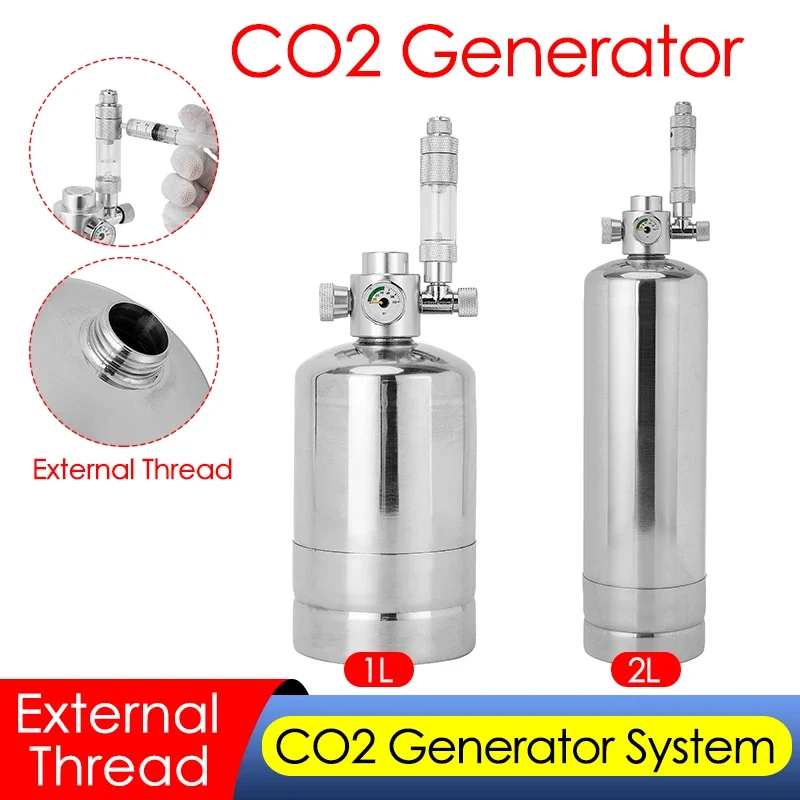 Planted Aquarium Co2 System - 1L/2L Akvaryum CO2 Jeneratör Sistemi Kiti