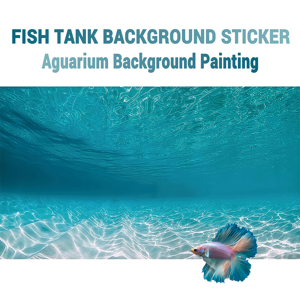 Aquarium Sand White - Güneş ışığıyla parlayan beyaz kum, Balık