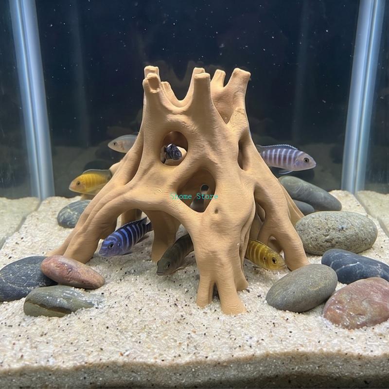 Doğal Kök Mağara Balık Saklanm - Planted Aquarium With Driftwood incelemesi ve fiyatı