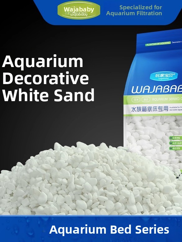 Beyaz Akvaryum Kumu Bot Dekora - Aquarium Sand White incelemesi ve fiyatı