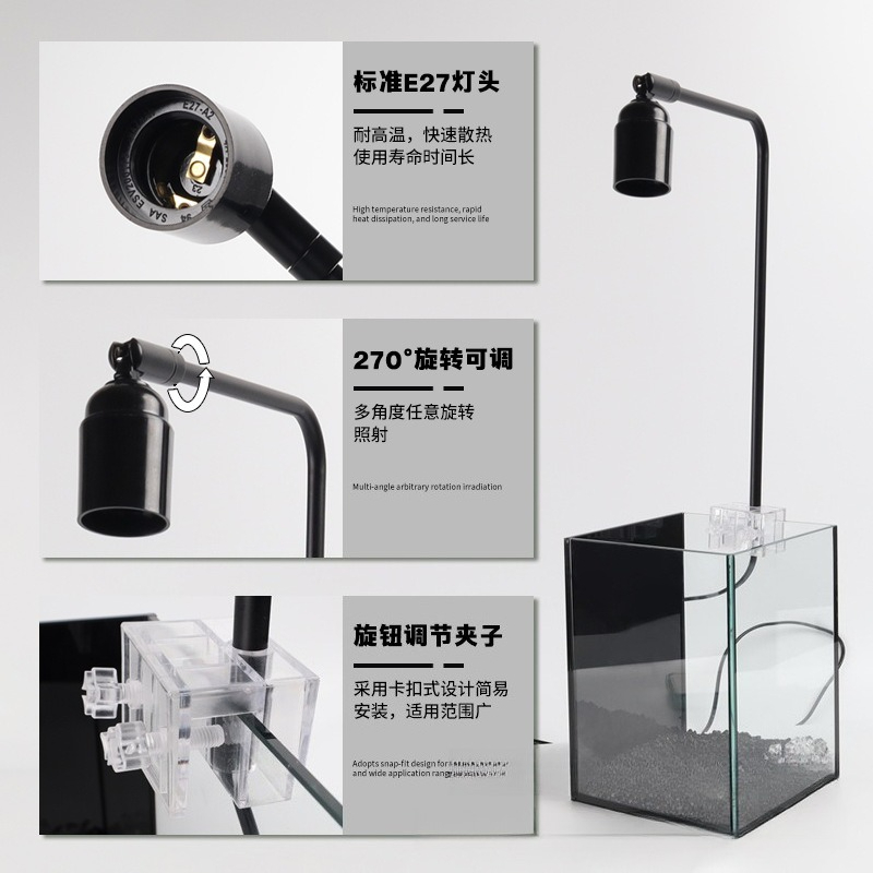 LED balık tankı ışık standı su - Aquarium Planted Tank incelemesi ve fiyatı