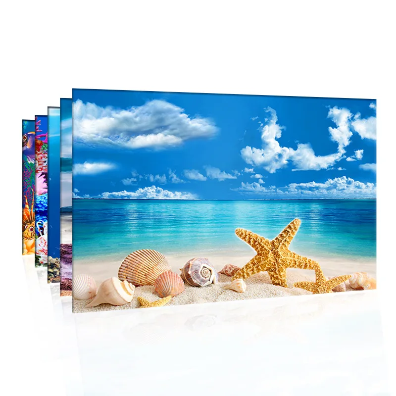 Akvaryum Arka Plan dekorasyon  - Planted Aquarium Wallpaper incelemesi ve fiyatı