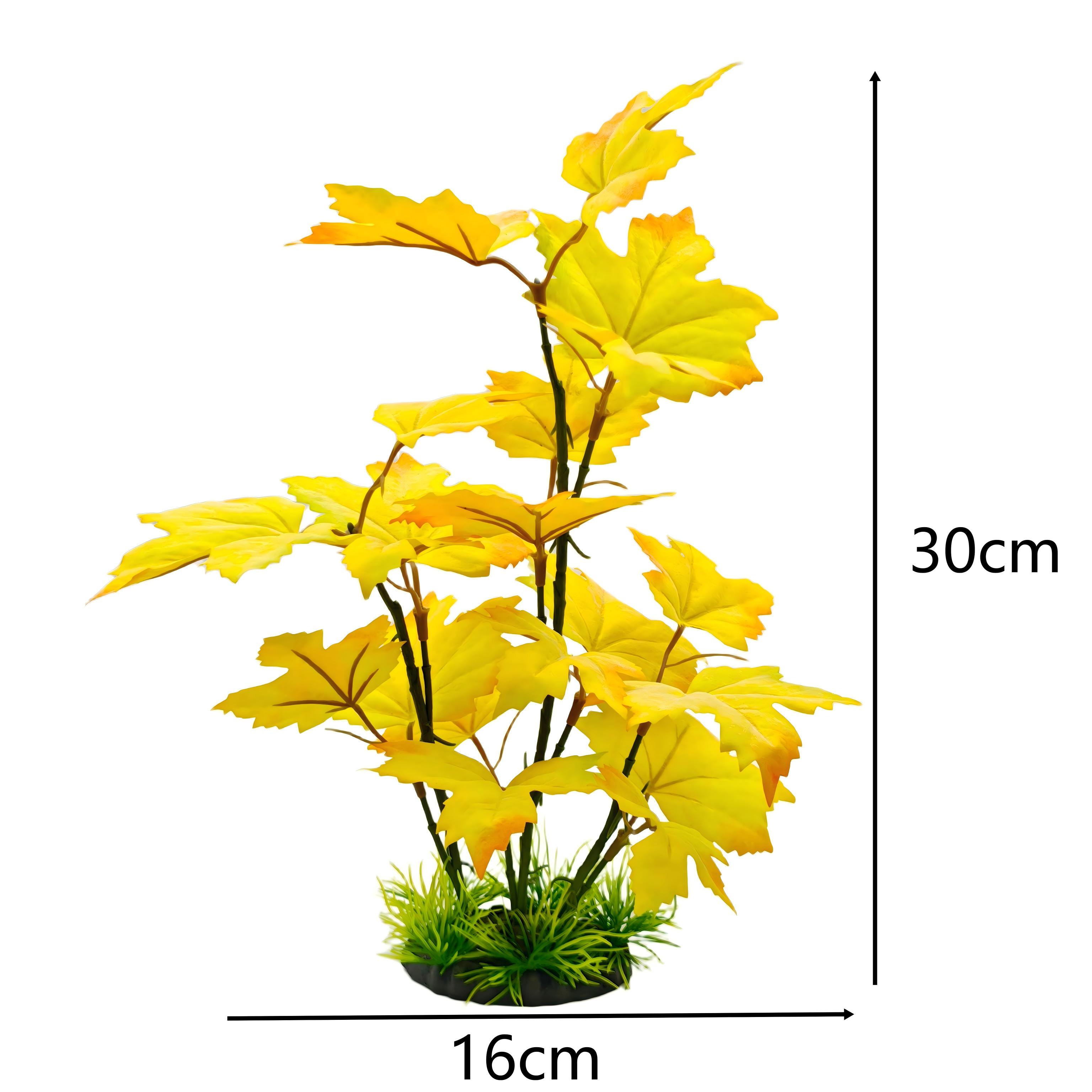 Yapay Yapraklar 30cm Akvaryum  - Planted Aquarium Yellow Water incelemesi ve fiyatı