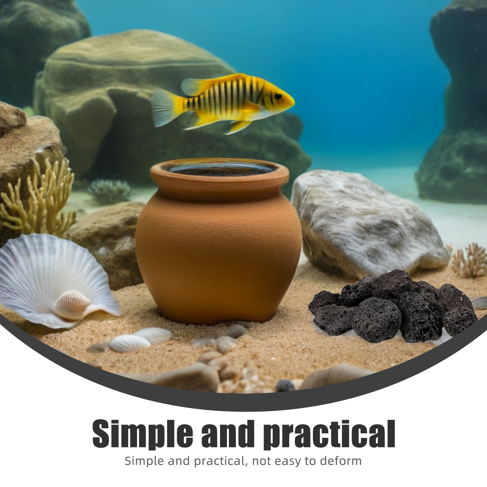 1 paket doğal volkanik taşlar  - Aquarium Planted Tank incelemesi ve fiyatı